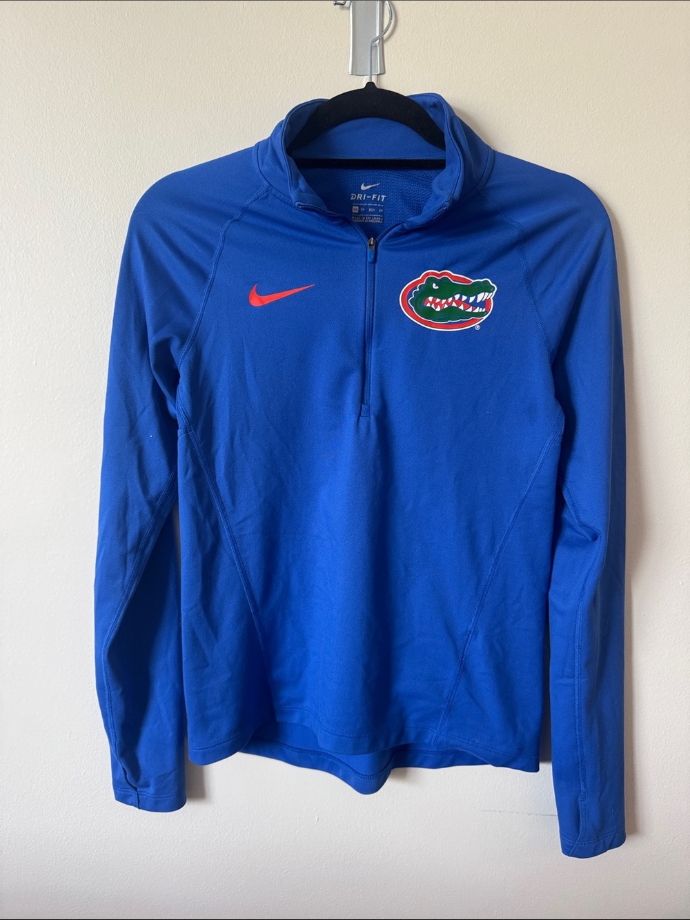Gators Nike Royal Blue Quarter-Zip Pullover